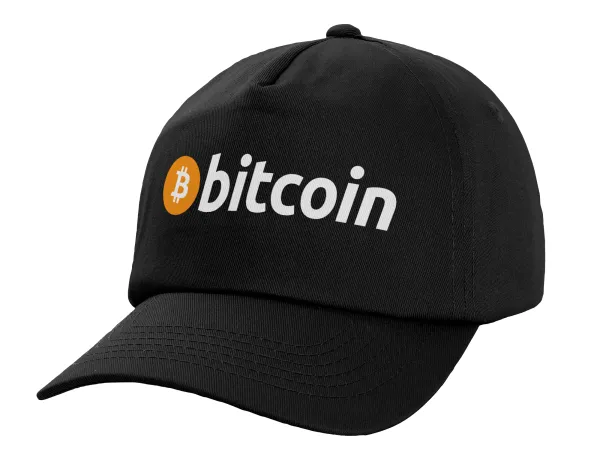 Bitcoin Crypto — Καπέλο Ενηλίκων Baseball, 100% Βαμβακερό,  Μαύρο (ΒΑΜΒΑΚΕΡΟ, ΕΝΗΛΙΚΩΝ, UNISEX, ONE SIZE)