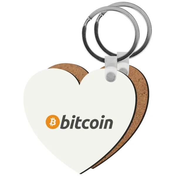 Bitcoin Crypto — Ξύλινο καρδιά