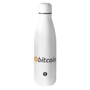 Bitcoin Crypto, Μεταλλικό παγούρι θερμός (Stainless steel), 500ml
