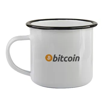 Bitcoin Crypto, Κούπα εμαγιέ με μαύρο χείλος 360ml