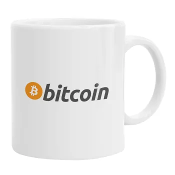 Bitcoin Crypto, Ceramic coffee mug, 330ml