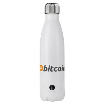 Bitcoin Crypto, Stainless steel, double-walled, 750ml