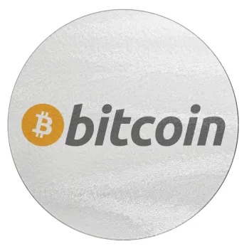 Bitcoin Crypto, Επιφάνεια κοπής γυάλινη στρογγυλή (30cm)