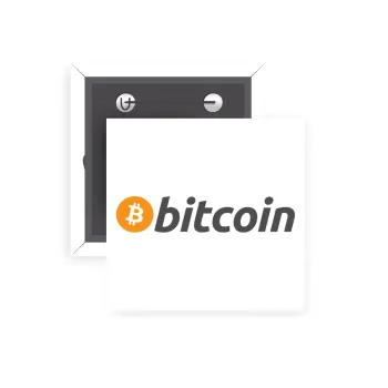 Bitcoin Crypto, Κονκάρδα παραμάνα τετράγωνη 5x5cm