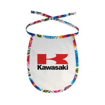 Kawasaki, Σαλιάρα μωρού αλέκιαστη με κορδόνι Χρωματιστή