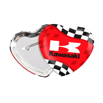 Kawasaki, Κονκάρδα παραμάνα καρδιά (57x52mm)