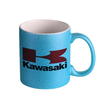 Kawasaki, Κούπα Σιέλ Glitter που γυαλίζει, κεραμική, 330ml