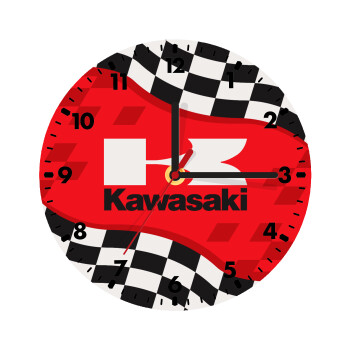 Kawasaki, Ρολόι τοίχου ξύλινο (20cm)