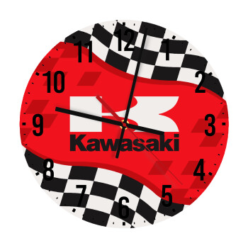 Kawasaki, Ρολόι τοίχου ξύλινο (30cm)