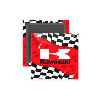 Kawasaki, Μαγνητάκι ψυγείου τετράγωνο διάστασης 5x5cm
