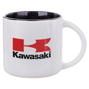 Kawasaki, Κούπα κεραμική 400ml Λευκή/Μαύρη