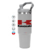 GREY color, 890ml (30oz) stainless Steel Tumbler with Handle