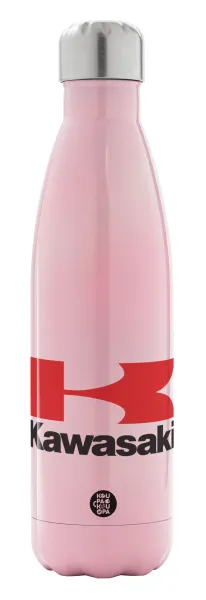 Kawasaki — Metal mug thermos Pink Iridiscent (Stainless steel), double wall, 500ml