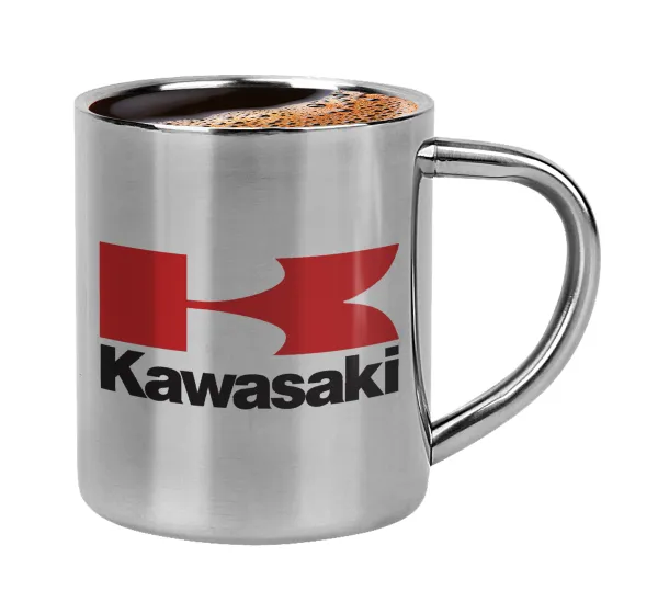 Kawasaki — Double-wall metal cup for espresso (220ml)