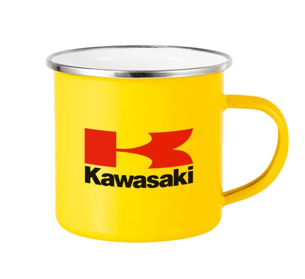 Kawasaki — Yellow Enamel Metallic Cup 360ml