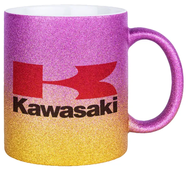 Kawasaki — Κούπα Χρυσή/Ροζ Glitter, κεραμική, 330ml