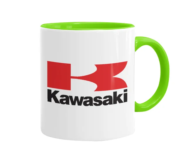 Kawasaki — Κούπα χρωματιστή βεραμάν, κεραμική, 330ml