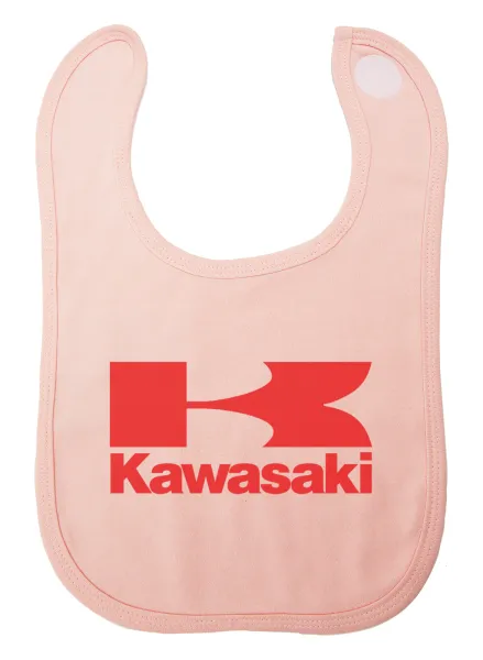 Kawasaki — Σαλιάρα με Σκρατς ΡΟΖ 100% Organic Cotton (0-18 months)