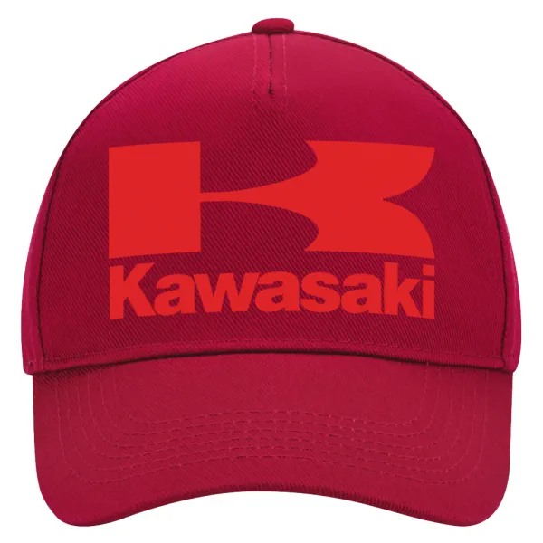 Kawasaki — Καπέλο Ενηλίκων Ultimate ΚΟΚΚΙΝΟ, (100% ΒΑΜΒΑΚΕΡΟ DRILL, ΕΝΗΛΙΚΩΝ, UNISEX, ONE SIZE)