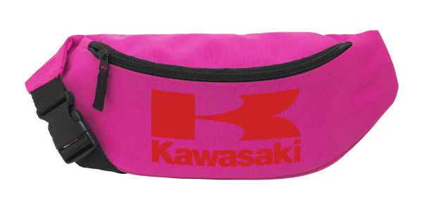 Kawasaki — Unisex waist bag (banana) in PINK color with 2 pockets
