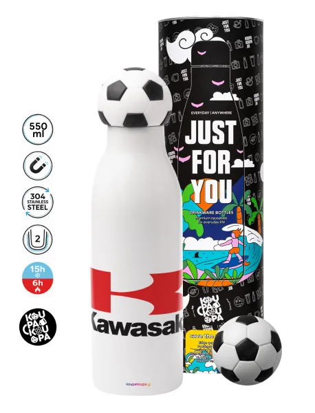 Kawasaki — Soccer Metal mug thermos, double wall, 550ml