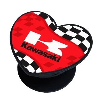 Kawasaki, Phone Holders Stand  καρδιά Μαύρο Βάση Στήριξης Κινητού στο Χέρι