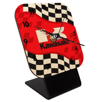 Kawasaki, Επιτραπέζιο ρολόι σε φυσικό ξύλο (10cm)
