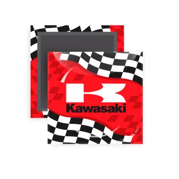 Kawasaki, Μαγνητάκι ψυγείου τετράγωνο διάστασης 5x5cm