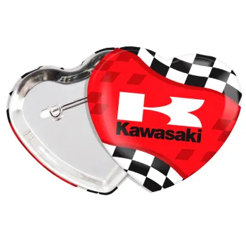 Kawasaki, Κονκάρδα παραμάνα καρδιά (57x52mm)