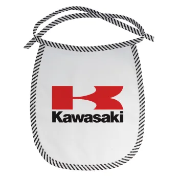 Kawasaki, Σαλιάρα μωρού αλέκιαστη με κορδόνι Μαύρη