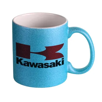Kawasaki, Κούπα Σιέλ Glitter που γυαλίζει, κεραμική, 330ml