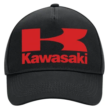 Kawasaki, Καπέλο Ενηλίκων Ultimate ΜΑΥΡΟ, (100% ΒΑΜΒΑΚΕΡΟ DRILL, ΕΝΗΛΙΚΩΝ, UNISEX, ONE SIZE)