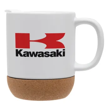 Kawasaki, Κούπα, κεραμική με βάση φελού και καπάκι (ΜΑΤ), 330ml