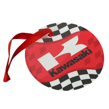 Kawasaki, Christmas ornament glass 9cm