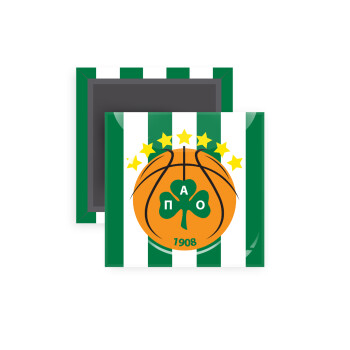 PAO BC, Μαγνητάκι ψυγείου τετράγωνο διάστασης 5x5cm