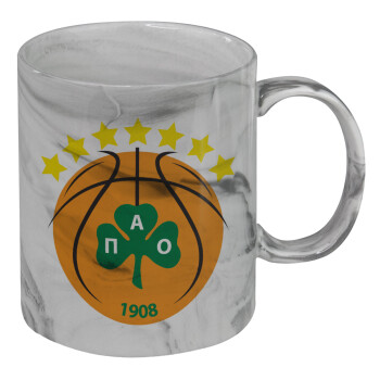 PAO BC, Mug ceramic marble style, 330ml