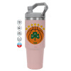 Pink color, 890ml (30oz) stainless Steel Tumbler with Handle