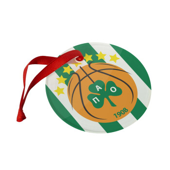 PAO BC, Christmas ornament glass 9cm