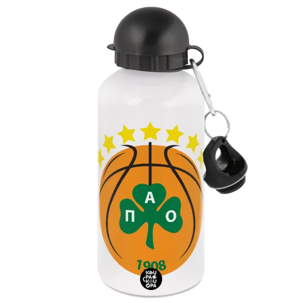 PAO BC — Metal water bottle, White, aluminum 500ml