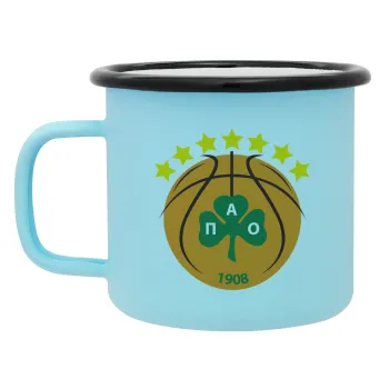 ΠΑΟ BC, Κούπα Μεταλλική εμαγιέ ΜΑΤ σιέλ 360ml