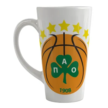 ΠΑΟ BC, Κούπα κωνική Latte Μεγάλη, κεραμική, 450ml
