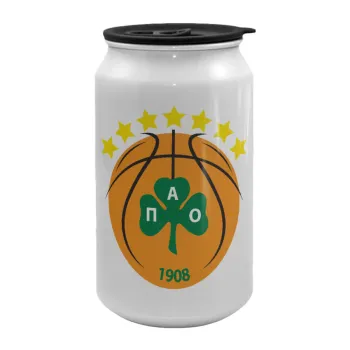 ΠΑΟ BC, Κούπα ταξιδιού μεταλλική με καπάκι (tin-can) 500ml