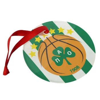 PAO BC, Christmas ornament glass 9cm