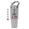 GREY color, 890ml (30oz) stainless Steel Tumbler with Handle