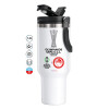 Mega Stainless steel Tumbler with lid, double wall 1,2L
