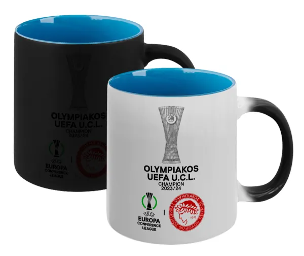Ολυμπιακός νικητής UEFA Europa Conference League Champion 2023/24 — Μαγική εσωτερικό μπλε