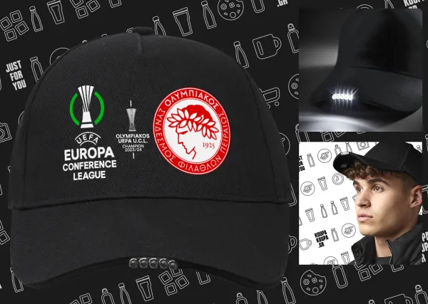 Ολυμπιακός νικητής UEFA Europa Conference League Champion 2023/24 — 2