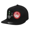 Καπέλο παιδικό Flat Snapback, Μαύρο (100% ΒΑΜΒΑΚΕΡΟ, ΠΑΙΔΙΚΟ, UNISEX, ONE SIZE)