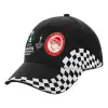 Καπέλο Ενηλίκων Ultimate ΜΑΥΡΟ RACING, (100% ΒΑΜΒΑΚΕΡΟ DRILL, ΕΝΗΛΙΚΩΝ, UNISEX, ONE SIZE)