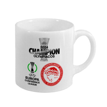 Olympiacos UEFA Europa Conference League Champion 2024, Κουπάκι κεραμικό, για espresso 150ml